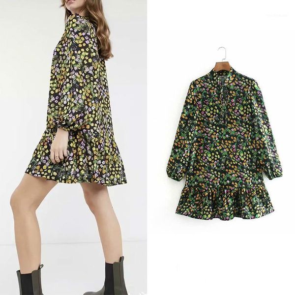 vintage women dress floral print ruffles bow tie mini long sleeve loose dresses sylish vestidos mujer casual, Black;gray
vintage women dress floral print ruffles bow tie mini long sleeve loose dresses sylish vestidos mujer casual, Black;gray