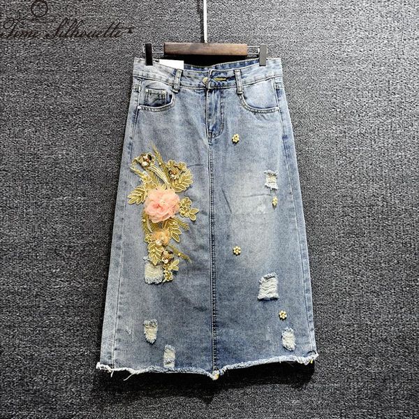 skirts high waist denim women 2021 autumn long a-line jeans skirt saias casual fashion floral embroidered bodycon h151, Black
skirts high waist denim women 2021 autumn long a-line jeans skirt saias casual fashion floral embroidered bodycon h151, Black