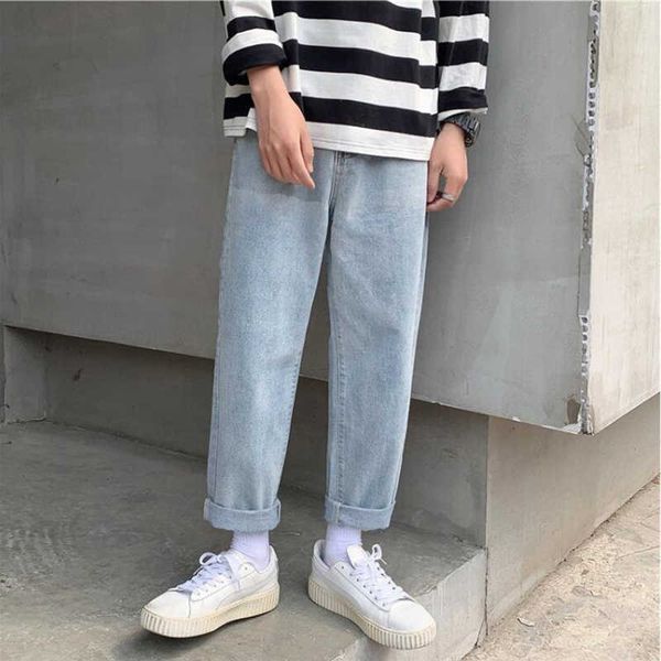 men's fashion wide leg jeans men's fashion brand straight tube loose casual pants men's wear 210622, Blue
men's fashion wide leg jeans men's fashion brand straight tube loose casual pants men's wear 210622, Blue