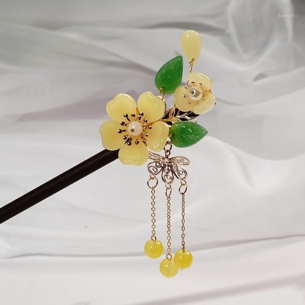 vintage flower tassel hair stick for women girls wood sticks hairpin hanfu headwear style tool accessories1
vintage flower tassel hair stick for women girls wood sticks hairpin hanfu headwear style tool accessories1