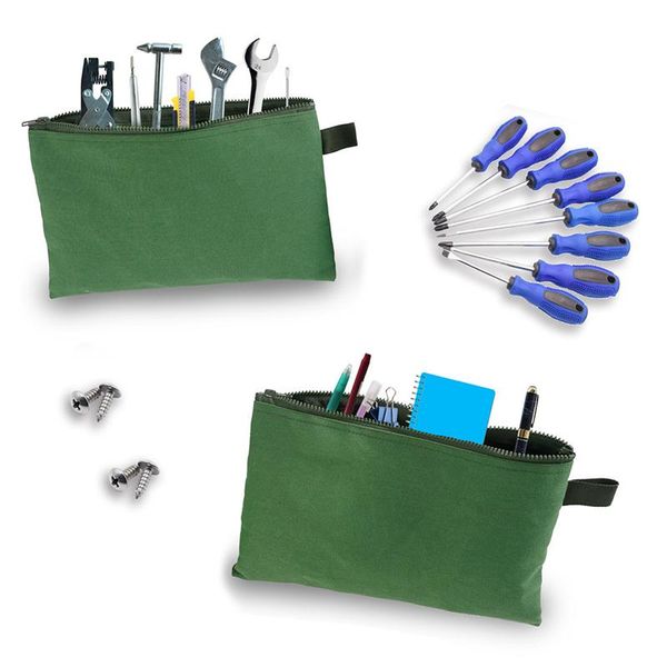 storage bags 1pcs zipper hardware canvas tool bag multi-purpose wrench screwdriver hanging carrier tote
storage bags 1pcs zipper hardware canvas tool bag multi-purpose wrench screwdriver hanging carrier tote