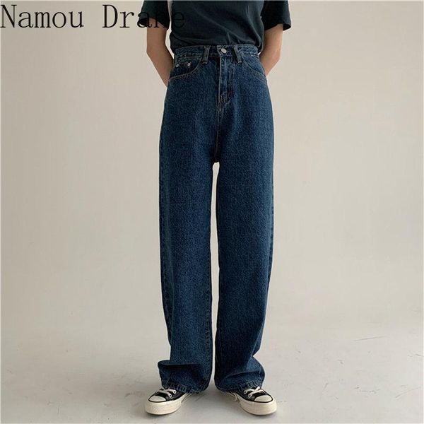 women's jeans stylish all-match straight vintage 2021 streetwear plus size fashion loose high waist women ol denim trousers, Blue
women's jeans stylish all-match straight vintage 2021 streetwear plus size fashion loose high waist women ol denim trousers, Blue