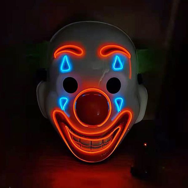 led clown glowing mask halloween decorations carnival party dress up props halloween toys
led clown glowing mask halloween decorations carnival party dress up props halloween toys
