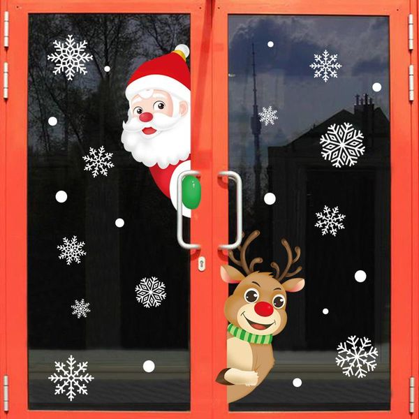window stickers 2021 merry christmas film non-adhesive for home decoration year windows santa claus elk glass sticker
window stickers 2021 merry christmas film non-adhesive for home decoration year windows santa claus elk glass sticker