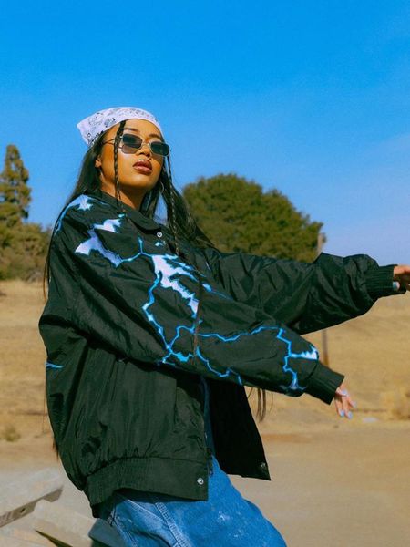 woman jacket hip-hop personality printed jackets autumn winter clothes oversized casual coat sacos de mujer vestir abrigo women's, Black;brown
woman jacket hip-hop personality printed jackets autumn winter clothes oversized casual coat sacos de mujer vestir abrigo women's, Black;brown