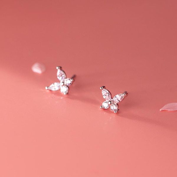 stud 925 sterling silver small butterfly earrings for girl daughter zircons ear earring sweet lovely fine jewelry, Golden;silver
stud 925 sterling silver small butterfly earrings for girl daughter zircons ear earring sweet lovely fine jewelry, Golden;silver