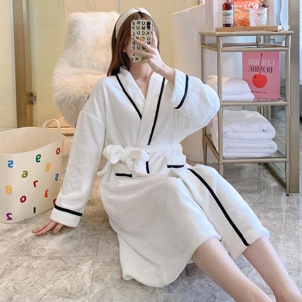 women's sleepwear flannel robe bathrobe gown womens loose kimono nightgown casual lounge wear soft intimate lingerie home clothes, Black;red
women's sleepwear flannel robe bathrobe gown womens loose kimono nightgown casual lounge wear soft intimate lingerie home clothes, Black;red