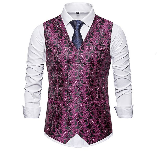 men's vests s suit classic slim fit party wedding prom waistcoat double breasted paisley gentleman business gilet s86k, Black;white
men's vests s suit classic slim fit party wedding prom waistcoat double breasted paisley gentleman business gilet s86k, Black;white