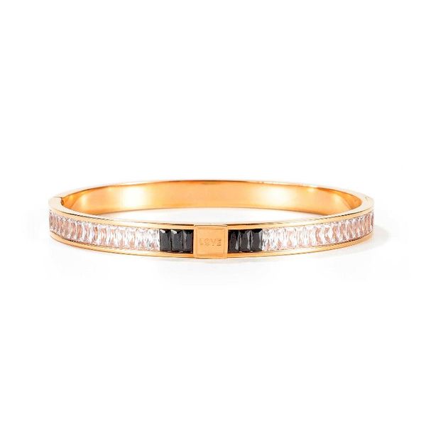 creative classic fashion setting rhinestone crystal bangle bracelet for women rose gold color luxurious jewelry female, Black
creative classic fashion setting rhinestone crystal bangle bracelet for women rose gold color luxurious jewelry female, Black