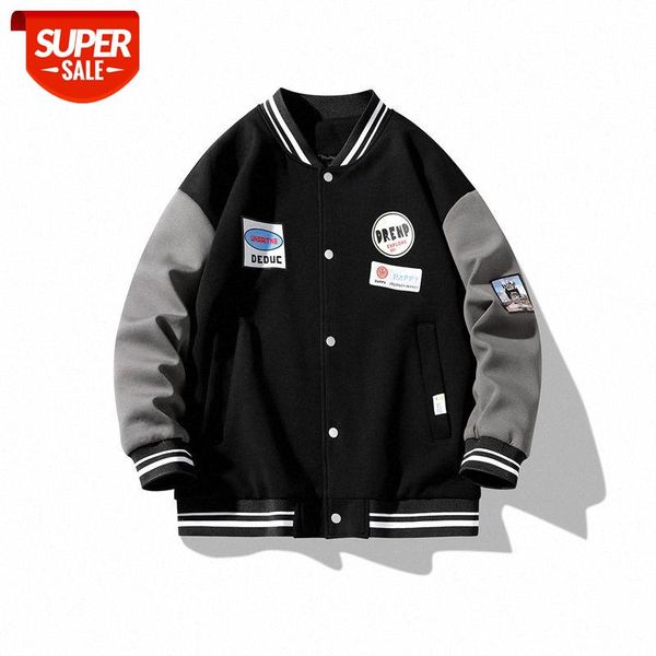 autumn japanese sweatshirt jacket men's sports baseball uniform tide brand sweater loose trendy couple #4h71, Black
autumn japanese sweatshirt jacket men's sports baseball uniform tide brand sweater loose trendy couple #4h71, Black