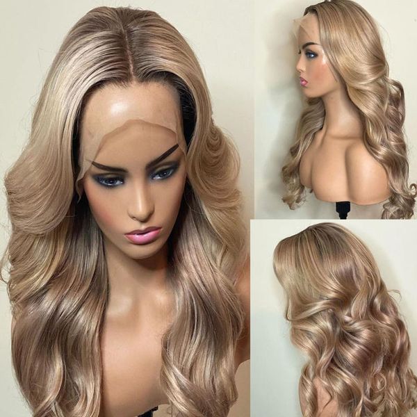 synthetic wigs glueless ombre brown water wave blonde color for women heat resistant middle part with baby hair cosplay wig, Black
synthetic wigs glueless ombre brown water wave blonde color for women heat resistant middle part with baby hair cosplay wig, Black