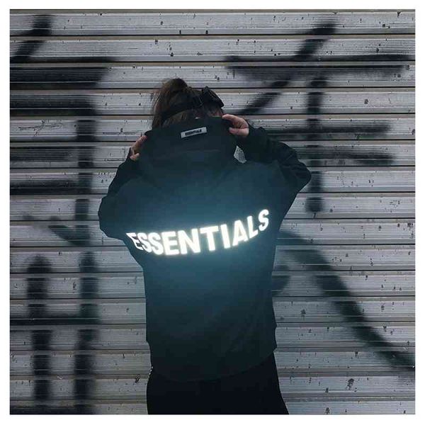 fog feel of god essentials back 3m reflective embroidery men's and women's hoodies, Black
fog feel of god essentials back 3m reflective embroidery men's and women's hoodies, Black