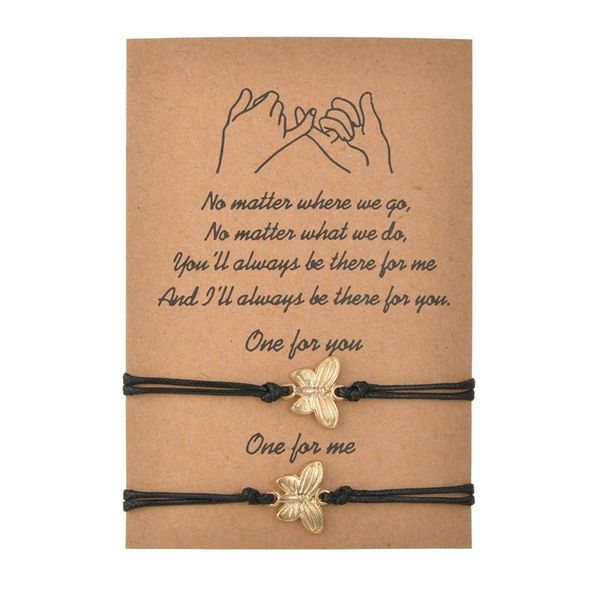 butterfly heart round bracelets one for you me black string braiding card bracelet friend women wish charm, Golden;silver
butterfly heart round bracelets one for you me black string braiding card bracelet friend women wish charm, Golden;silver