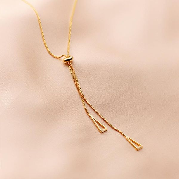 chains real 925 sterling silver choker necklace for women teen girls beads adjustable triangle korean minimalist gold jewelry 2021
chains real 925 sterling silver choker necklace for women teen girls beads adjustable triangle korean minimalist gold jewelry 2021