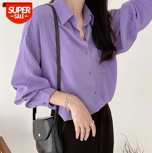 910062 spring female chiffon shirt korean style fan loose long-sleeved small fresh pure color lapel #kl9v, Black;gray
910062 spring female chiffon shirt korean style fan loose long-sleeved small fresh pure color lapel #kl9v, Black;gray