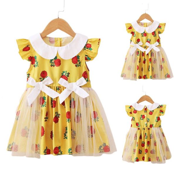 clothing sets baby girl kids dress short sleeve floral printing clothes summer holiday, White
clothing sets baby girl kids dress short sleeve floral printing clothes summer holiday, White