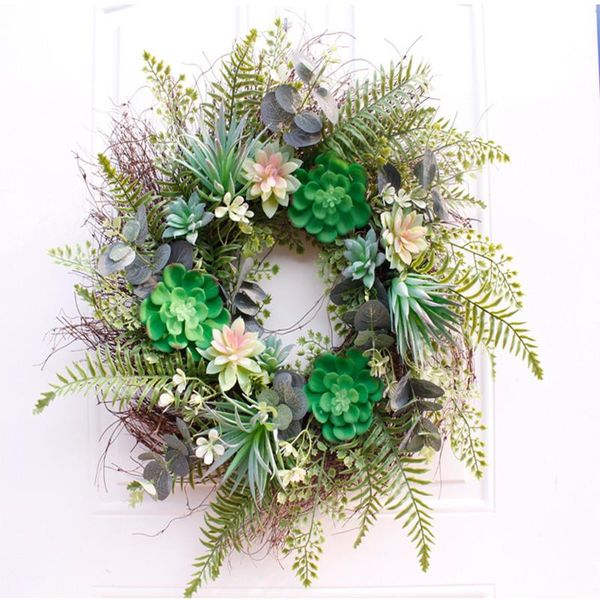 decorative flowers & wreaths simulated multi-flesh garland door decoration christmas 56cm/22
decorative flowers & wreaths simulated multi-flesh garland door decoration christmas 56cm/22