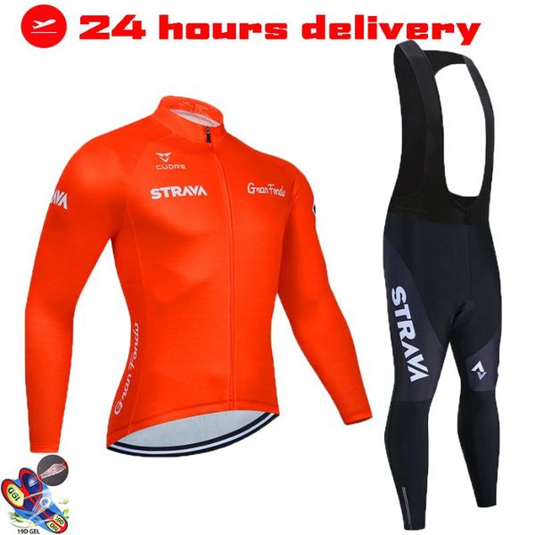 racing sets 2021 long sleeve cycling jersey strava summer set bike suit mtb men bicycle clothing ropa ciclismo, Black;blue
racing sets 2021 long sleeve cycling jersey strava summer set bike suit mtb men bicycle clothing ropa ciclismo, Black;blue
