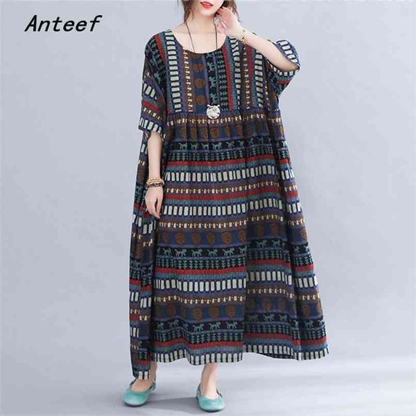 short sleeve plus size cotton vintage dresses for women casual loose long woman summer dress elegant clothes sundress 210517, Black;gray
short sleeve plus size cotton vintage dresses for women casual loose long woman summer dress elegant clothes sundress 210517, Black;gray