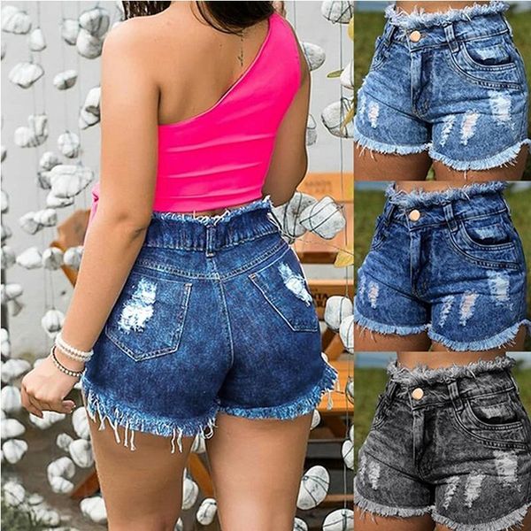 women's shorts 2021 summer denim fashion fringed jeans tight high waist xl s-3xl arrival, White;black
women's shorts 2021 summer denim fashion fringed jeans tight high waist xl s-3xl arrival, White;black