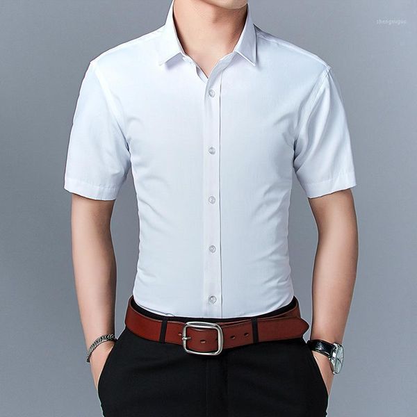 men's dress shirts summer short sleeve shirt young korean slim solid color large wear, White;black
men's dress shirts summer short sleeve shirt young korean slim solid color large wear, White;black