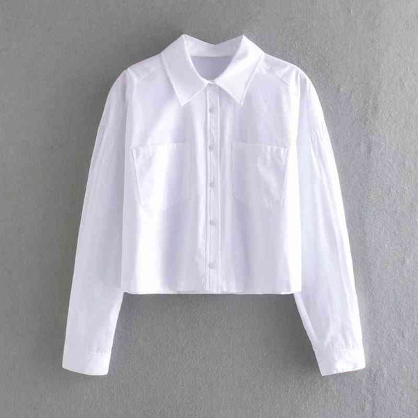 spring women long sleeve white blouse female short shirt casual lady loose blusas s8687 210430
spring women long sleeve white blouse female short shirt casual lady loose blusas s8687 210430