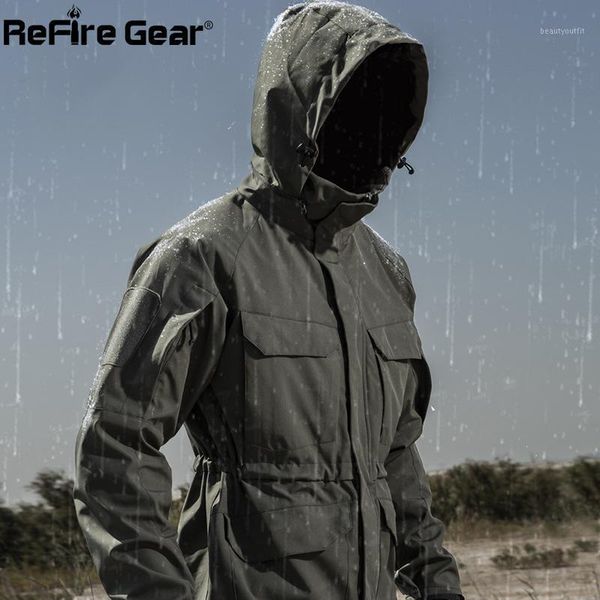 men's trench coats refire gear waterproof hoodie tactical jacket men army soldiers combat pizex military autumn winter multi pockets ou, Tan;black
men's trench coats refire gear waterproof hoodie tactical jacket men army soldiers combat pizex military autumn winter multi pockets ou, Tan;black
