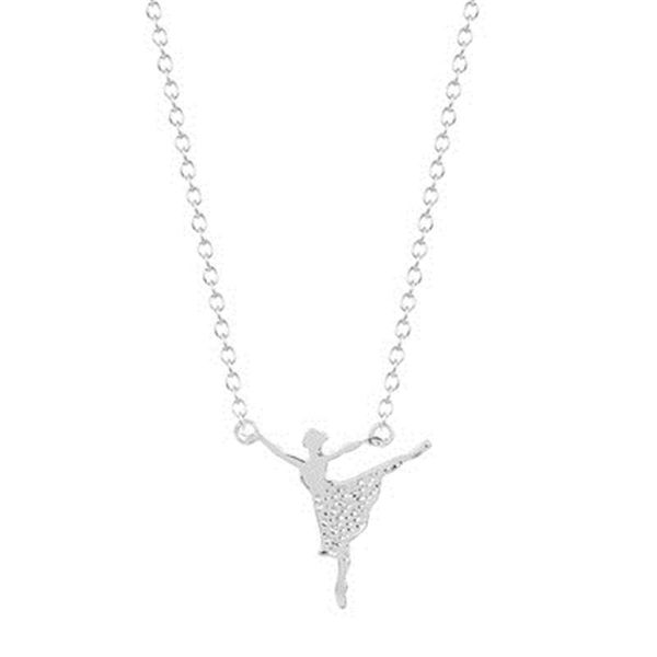 pendant necklaces ballet dancer girl beauty necklace dancing small fresh fashion simple character chain female jewelry, Silver
pendant necklaces ballet dancer girl beauty necklace dancing small fresh fashion simple character chain female jewelry, Silver