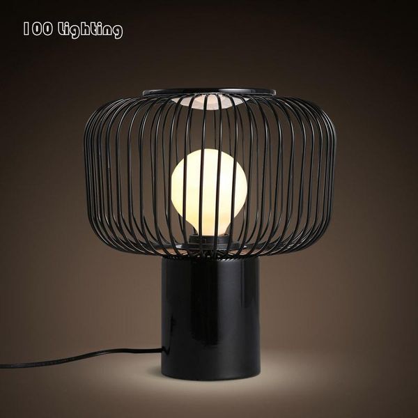 table lamps novel birdcage desk lamp e27 110-220v living room bedroom light home decoration white/black metal body atmosphere lighting
table lamps novel birdcage desk lamp e27 110-220v living room bedroom light home decoration white/black metal body atmosphere lighting