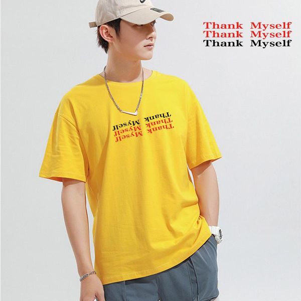 men's t-shirts thank myself thicken summer casual cotton print t shirt men women loose tshirts oversize harajuku fashion c, White;black
men's t-shirts thank myself thicken summer casual cotton print t shirt men women loose tshirts oversize harajuku fashion c, White;black