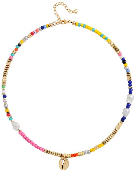 chokers freshwater pearl outer banks necklace for women layered colorful beaded seeds choker, summer beach accessories, Golden;silver
chokers freshwater pearl outer banks necklace for women layered colorful beaded seeds choker, summer beach accessories, Golden;silver