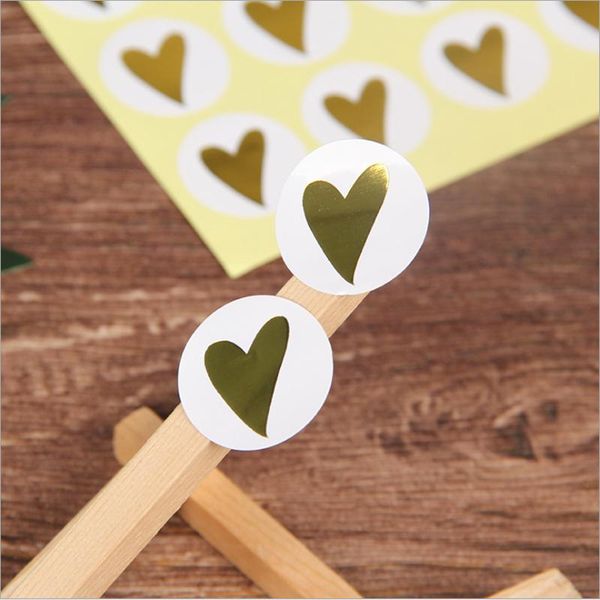 160pcs golden heart seal stickers round baking package sticker handmade products diy white decoration gift wrap
160pcs golden heart seal stickers round baking package sticker handmade products diy white decoration gift wrap