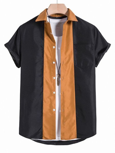 men contrast trim patched pocket high low hem shirt without tee u0rc#, White;black
men contrast trim patched pocket high low hem shirt without tee u0rc#, White;black