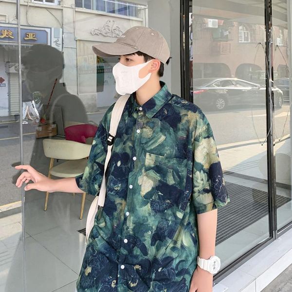 summer print shirt men korean fashion loose casual harajuku streetwear social ice silk short-sleeved -2xl men's shirts, White;black
summer print shirt men korean fashion loose casual harajuku streetwear social ice silk short-sleeved -2xl men's shirts, White;black