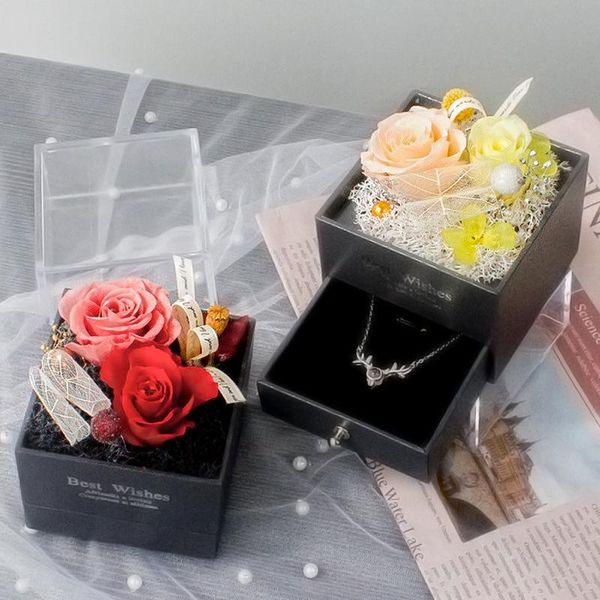 decorative flowers & wreaths preserved real rose jewelry box ring necklace holder blossom flower mother day romantic gift set for wedding va
decorative flowers & wreaths preserved real rose jewelry box ring necklace holder blossom flower mother day romantic gift set for wedding va