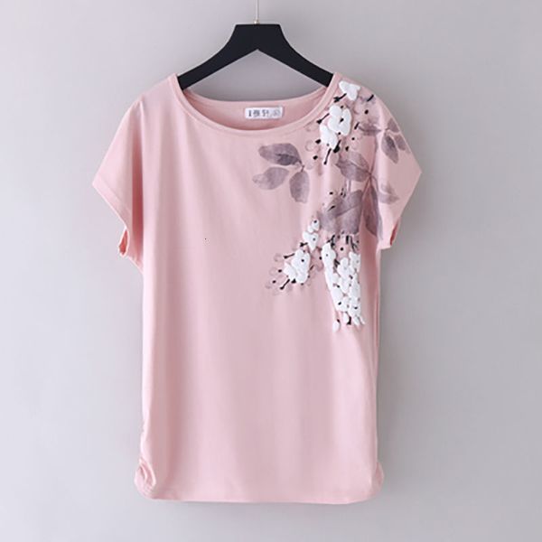 women's t-shirt 2021 arrival cotton floral print t shirt women summer short sleeve graphic tees loose t modis tee femme 78ym, White
women's t-shirt 2021 arrival cotton floral print t shirt women summer short sleeve graphic tees loose t modis tee femme 78ym, White