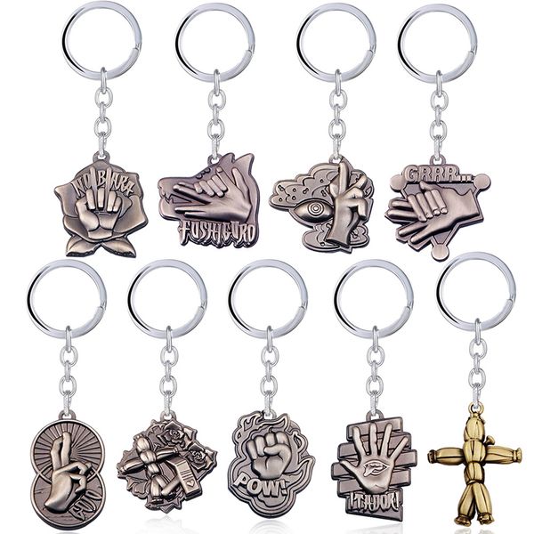 anime jujutsu kaisen itadori yuji fushiguro megumi gojo satoru kugisaki nobara spell gesture alloy keychain keyring key chains, Silver
anime jujutsu kaisen itadori yuji fushiguro megumi gojo satoru kugisaki nobara spell gesture alloy keychain keyring key chains, Silver