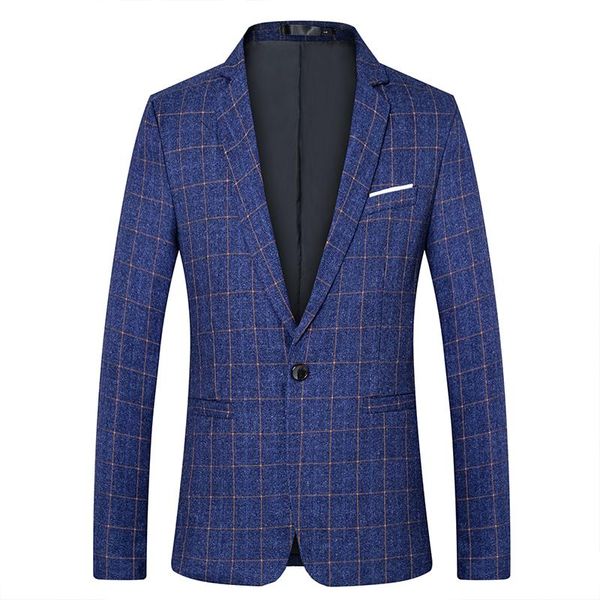 men's suits & blazers brand clothing men blazer personality wild suit jacket fashion plaid print slim fit warm coat s-5xl, White;black
men's suits & blazers brand clothing men blazer personality wild suit jacket fashion plaid print slim fit warm coat s-5xl, White;black