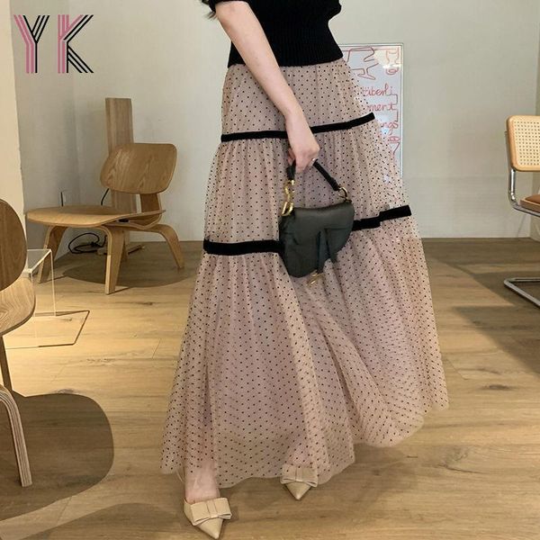 skirts elegant vestidos party skirt women spring summer dots tulle for high waist long mesh tutu female clothes 2021, Black
skirts elegant vestidos party skirt women spring summer dots tulle for high waist long mesh tutu female clothes 2021, Black
