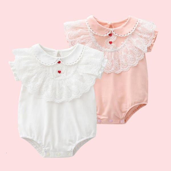 cute lace collar baby girl short sleeve rompers baby rompers newborn summer infant cotton clothes baby girl rompers, Blue
cute lace collar baby girl short sleeve rompers baby rompers newborn summer infant cotton clothes baby girl rompers, Blue