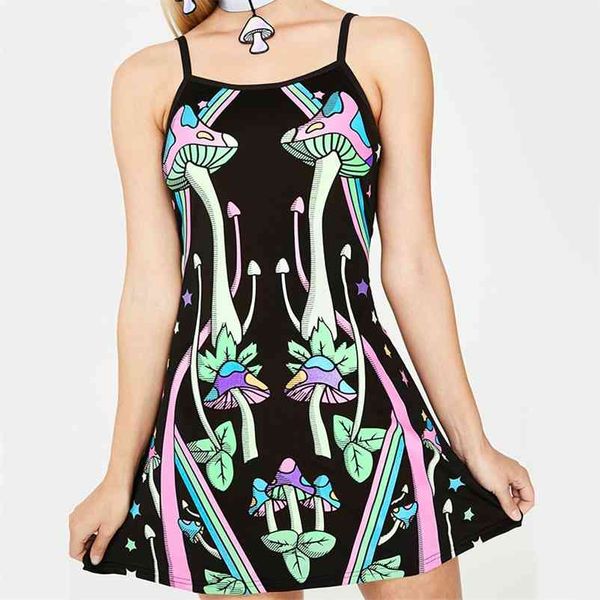 open back sling mini dress women's fashion casual party summer dresses harajuku women's summer sundress mushroom dress 210331, Black;gray
open back sling mini dress women's fashion casual party summer dresses harajuku women's summer sundress mushroom dress 210331, Black;gray