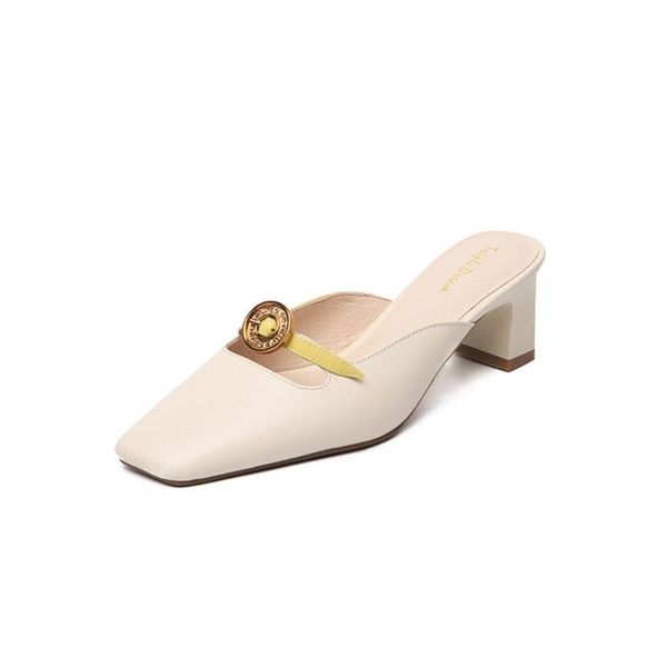 dress shoes 2021 spring and summer women's full leather elegant cat heel layer cowhide muller slippers high single, Black
dress shoes 2021 spring and summer women's full leather elegant cat heel layer cowhide muller slippers high single, Black