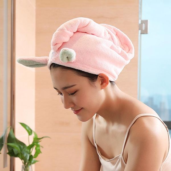 towel cute microfiber hair fast drying dryer bath wrap hat quick cap turban dry lady household tool re
towel cute microfiber hair fast drying dryer bath wrap hat quick cap turban dry lady household tool re