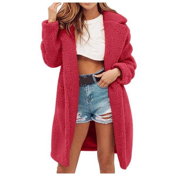 women's fur & faux women autumn and winter cardigan long-sleeved lapel oversized vintage sweater korean fashion, Black
women's fur & faux women autumn and winter cardigan long-sleeved lapel oversized vintage sweater korean fashion, Black
