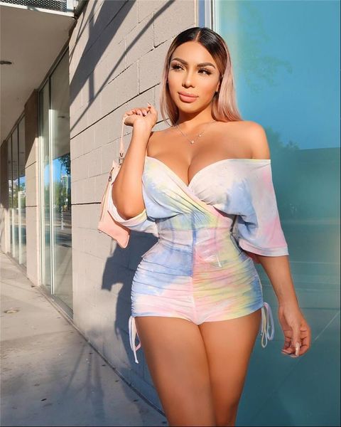 women jumpsuit off shoulder print bodycon romper fashion lace up summer clubwear tights bodysuit shorts pants trousers, Black;white
women jumpsuit off shoulder print bodycon romper fashion lace up summer clubwear tights bodysuit shorts pants trousers, Black;white