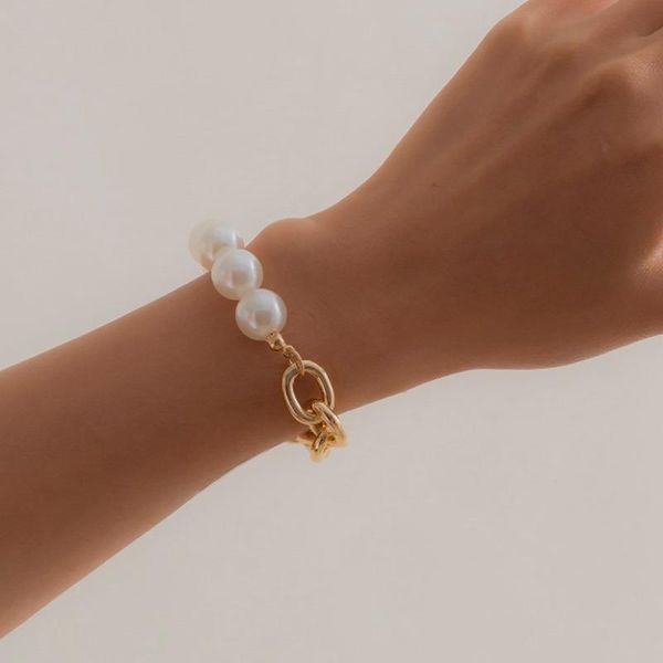 artificial pearl bracelets women irregular jewellery bracelet jewelry fashion hand made punk silver color alloy armband link, chain, Black
artificial pearl bracelets women irregular jewellery bracelet jewelry fashion hand made punk silver color alloy armband link, chain, Black