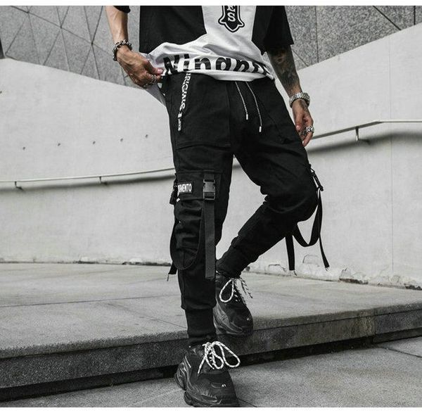 men's pants shzq spring hip hop joggers men black harem multi-pocket ribbons man sweatpants streetwear casual mens pant
men's pants shzq spring hip hop joggers men black harem multi-pocket ribbons man sweatpants streetwear casual mens pant