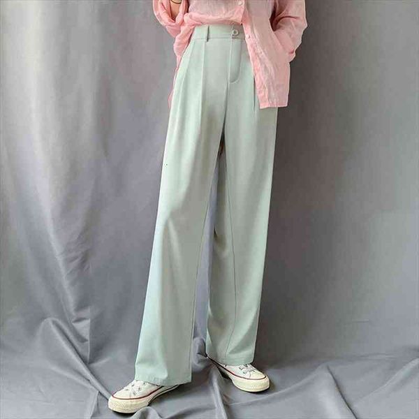 elastic waist summer purple green womens capri wide leg high streetwear elegant office ladies khaki gray trousers, Black;white
elastic waist summer purple green womens capri wide leg high streetwear elegant office ladies khaki gray trousers, Black;white
