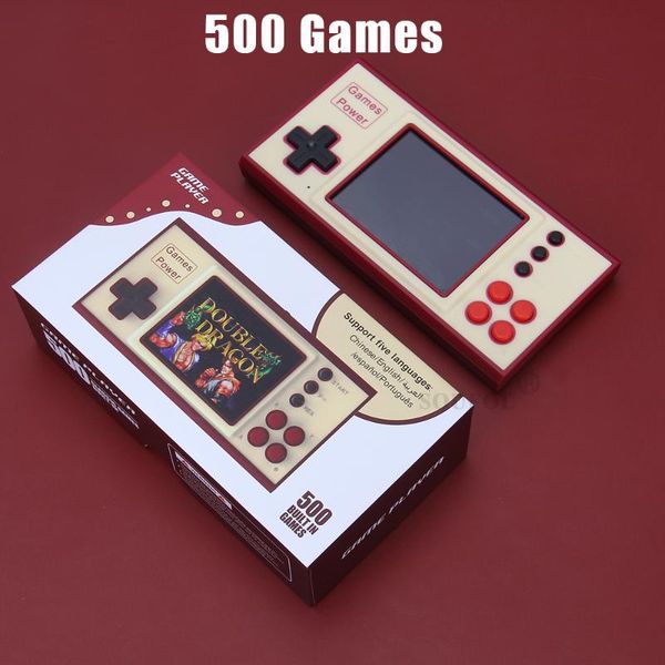 portable game players 500 in 1 retro tv video console handheld pocket gaming mini player 2.8 inch screen for kids gift
portable game players 500 in 1 retro tv video console handheld pocket gaming mini player 2.8 inch screen for kids gift