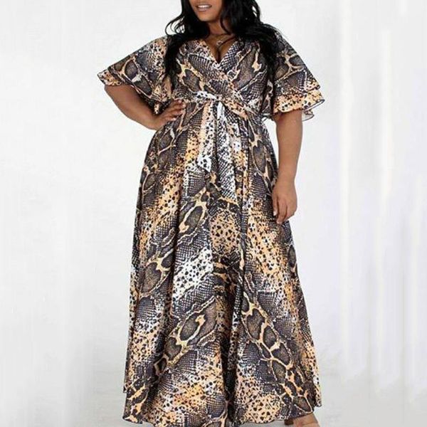 casual dresses 2021 vintage dress snakeskin printed v neck high waist floor length elegant for evening night party vestidos large size 4xl, Black;gray
casual dresses 2021 vintage dress snakeskin printed v neck high waist floor length elegant for evening night party vestidos large size 4xl, Black;gray